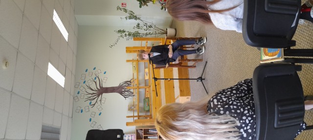 Gustava dalība Skaļās lasīšanas sacensībās novadā